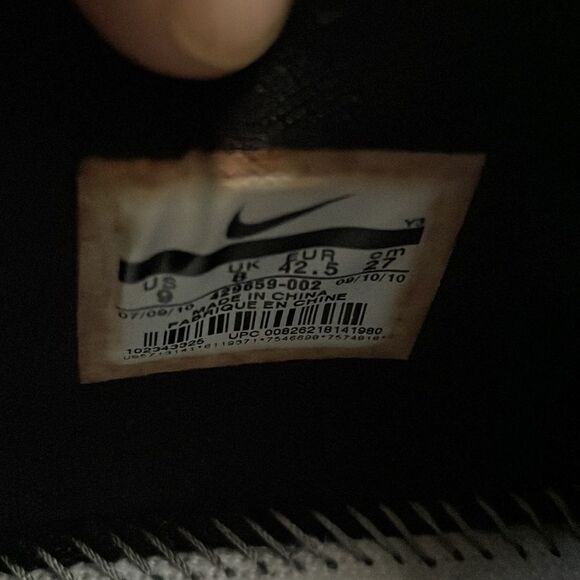 New In Box Nike Kobe VI 6 black del sol dark grey white mens 9 US 429659-002